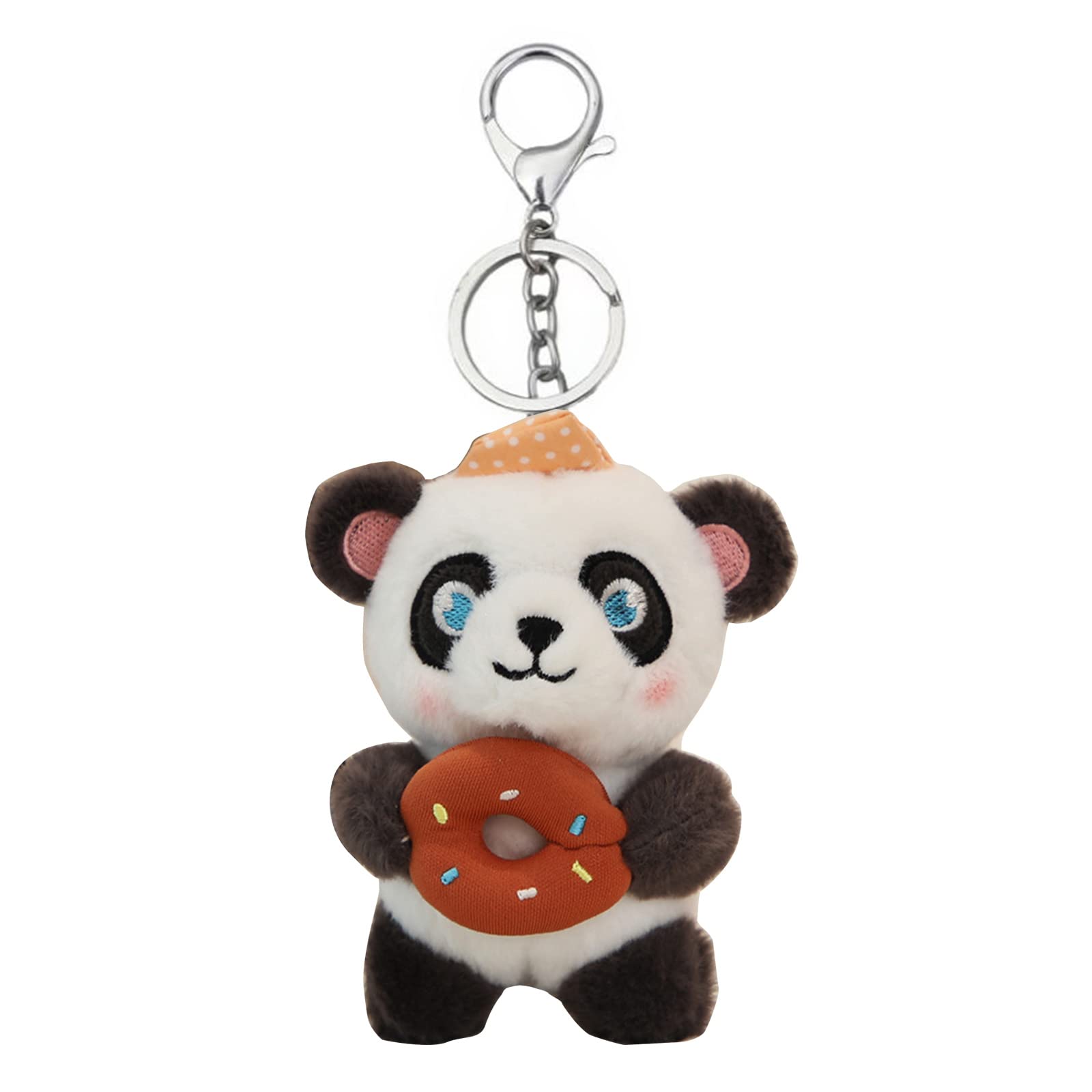 Amazon.co.jp: かわいいパンダキーホルダーバックパック用ぬいぐるみ